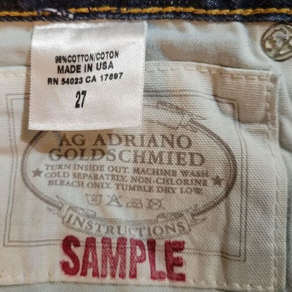 AG Adriano Goldschmeid Jeans Sz. 27 - Picture 5 of 8